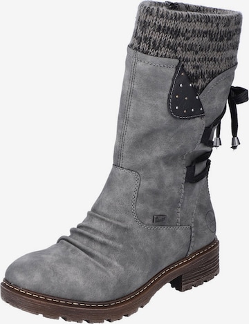 Bottes Rieker en gris : devant