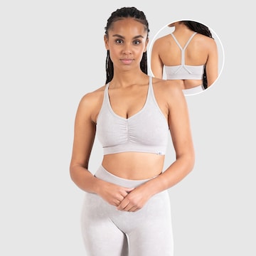 Smilodox Bustier Sporttop in Beige: voorkant