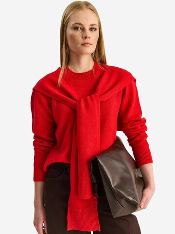 Bianco Lucci Pulóver 'Pullover' - piros: elől