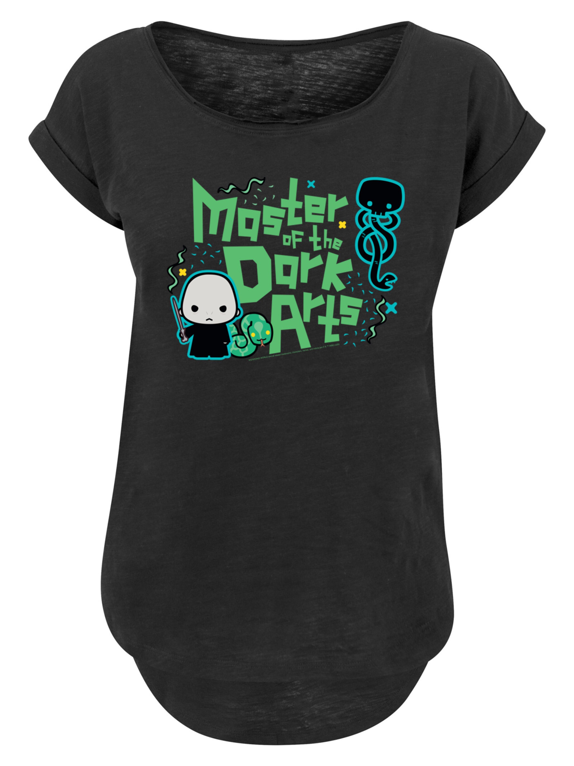 F4NT4STIC T-Shirt 'Harry Potter Voldemort Dark Arts Junior' in blau / grün / schwarz / weiß, Produktansicht