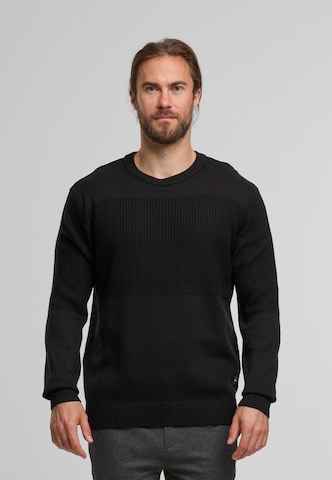 INDICODE JEANS Trui 'INFame' in Zwart: voorkant