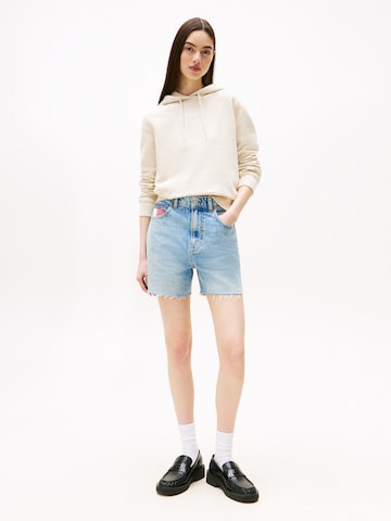 Tommy Jeans Μπλούζα φούτερ 'ESS' σε μπεζ