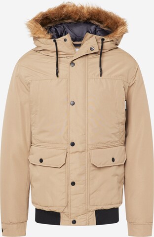 JACK & JONES Vinterjakke 'WINNER' i beige: forside