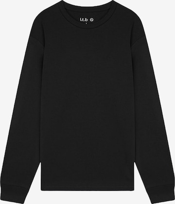 LTB Jeans Sweatshirt 'Crew Neck Sweatshirt' in Black: front