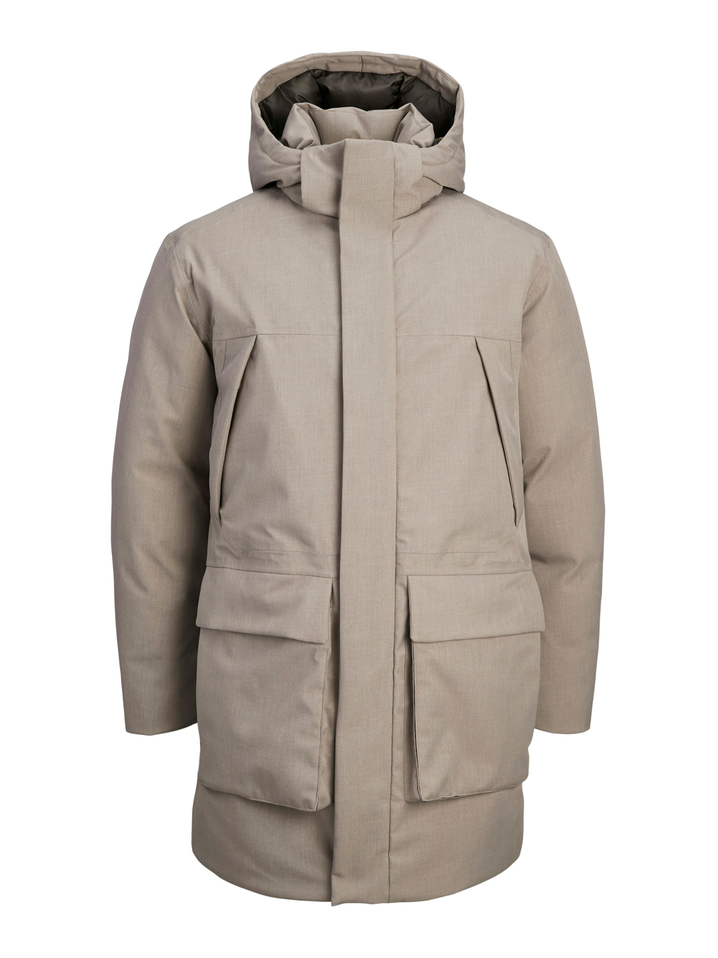 Jack & Jones Premium Tussenparka 'JPRMoon' in Bruin: voorkant