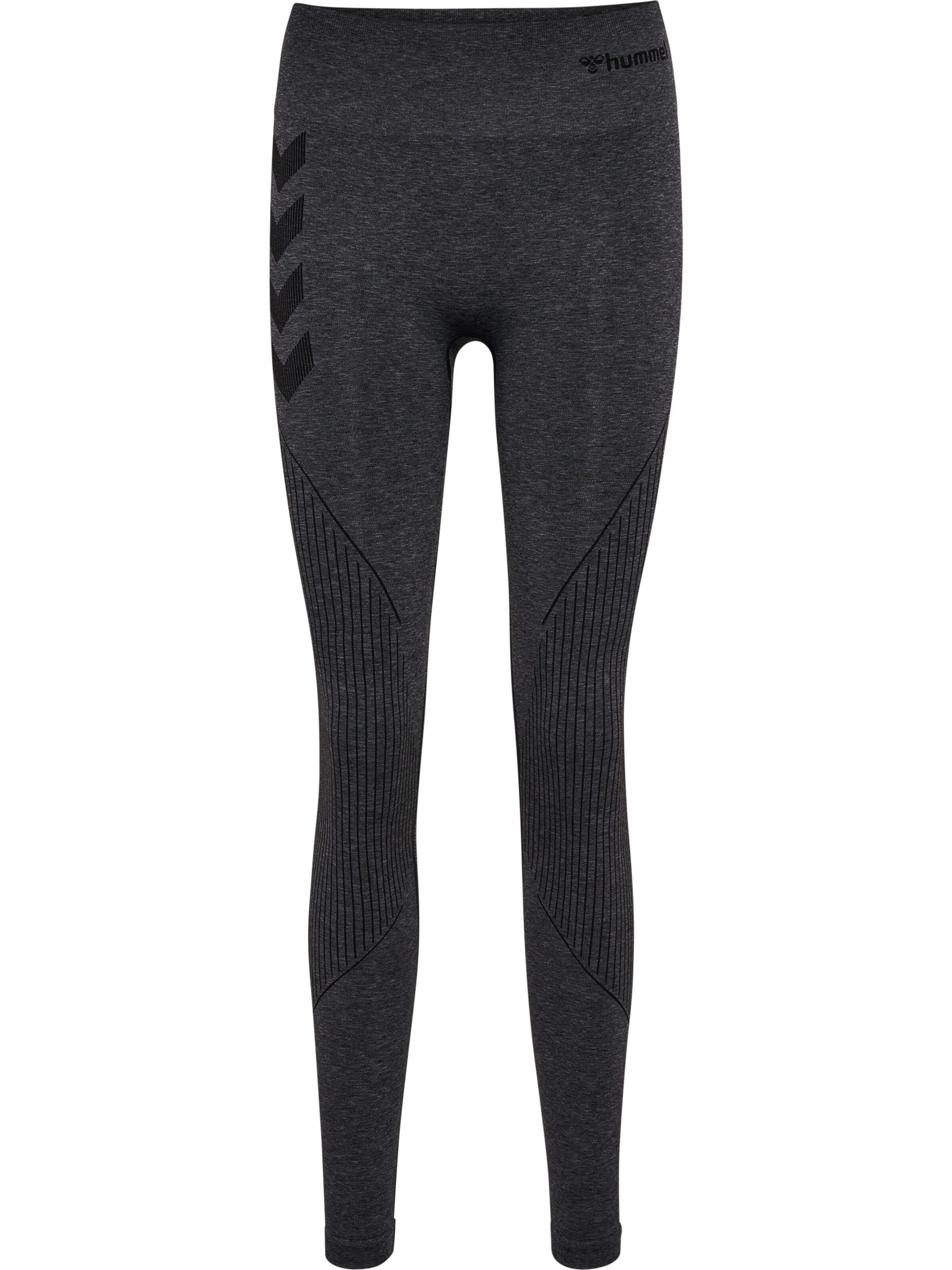 Hummel Skinny Sporthose 'Hana' in Schwarz: Vorderseite