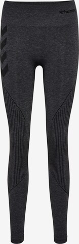 Skinny Pantalon de sport 'Hana' Hummel en noir : devant