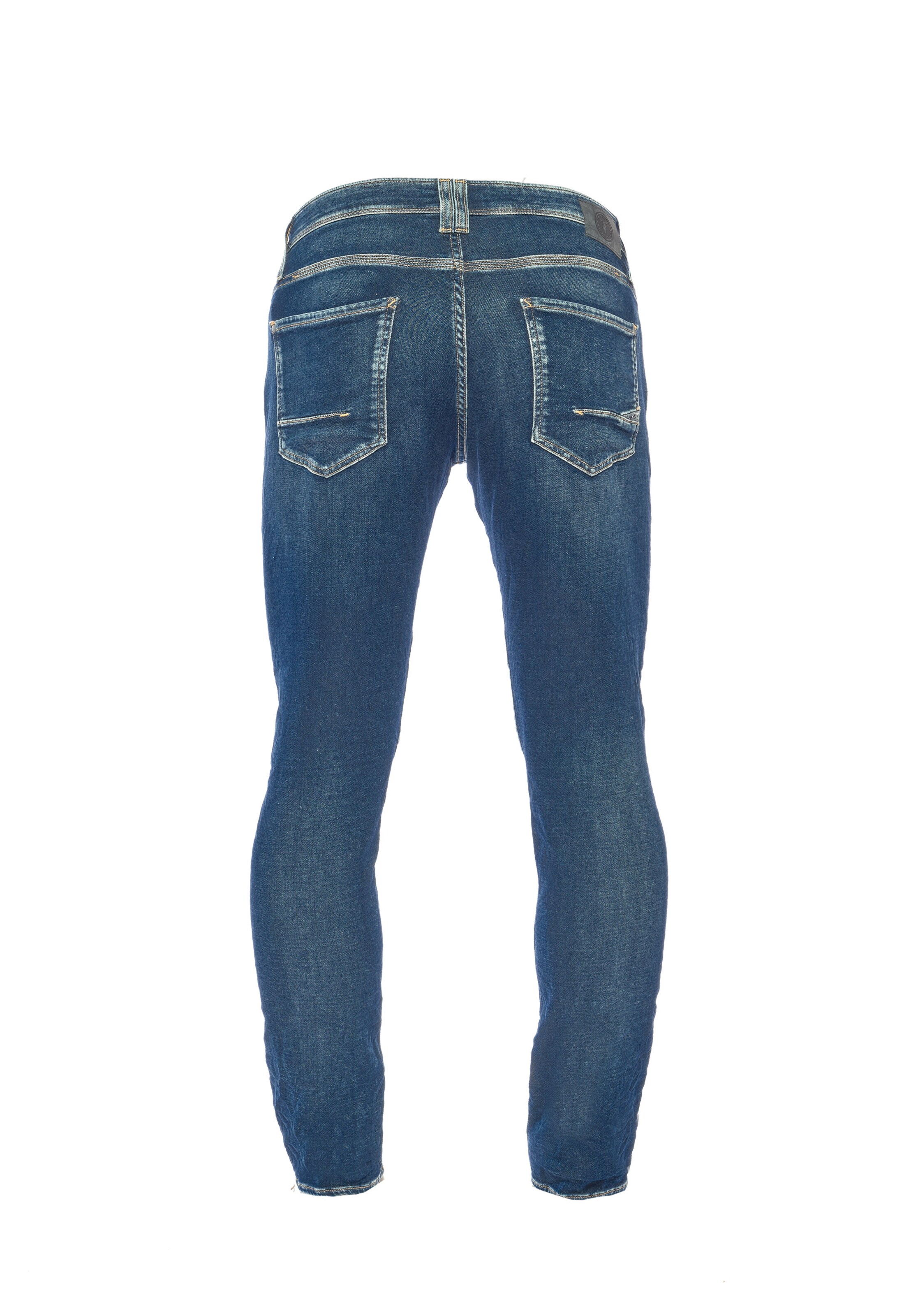 Coupe slim Jean '700/11JO' Le Temps Des Cerises en bleu