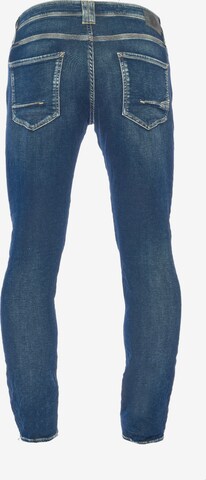 Le Temps Des Cerises Skinny Jeans '700/11JO' in Blue