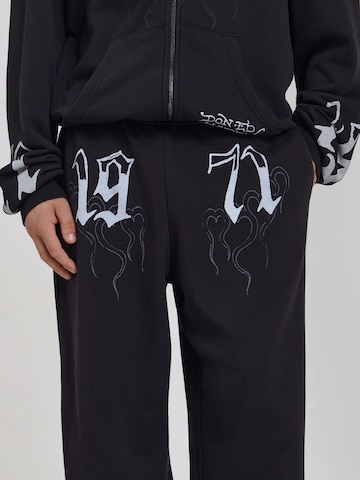 Ed Hardy Wide Leg Bukser i sort: forside