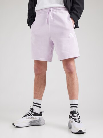 regular Pantaloni sportivi 'ALL SZN' di ADIDAS SPORTSWEAR in lilla: frontale