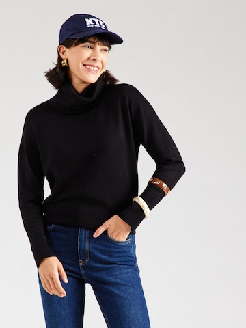 VERO MODA Pullover 'VMSILJE' in Schwarz: Vorderseite