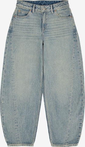 Dr. Denim Loosefit Jeans 'Nanci Mid Barrel Seam' in Blauw: voorkant