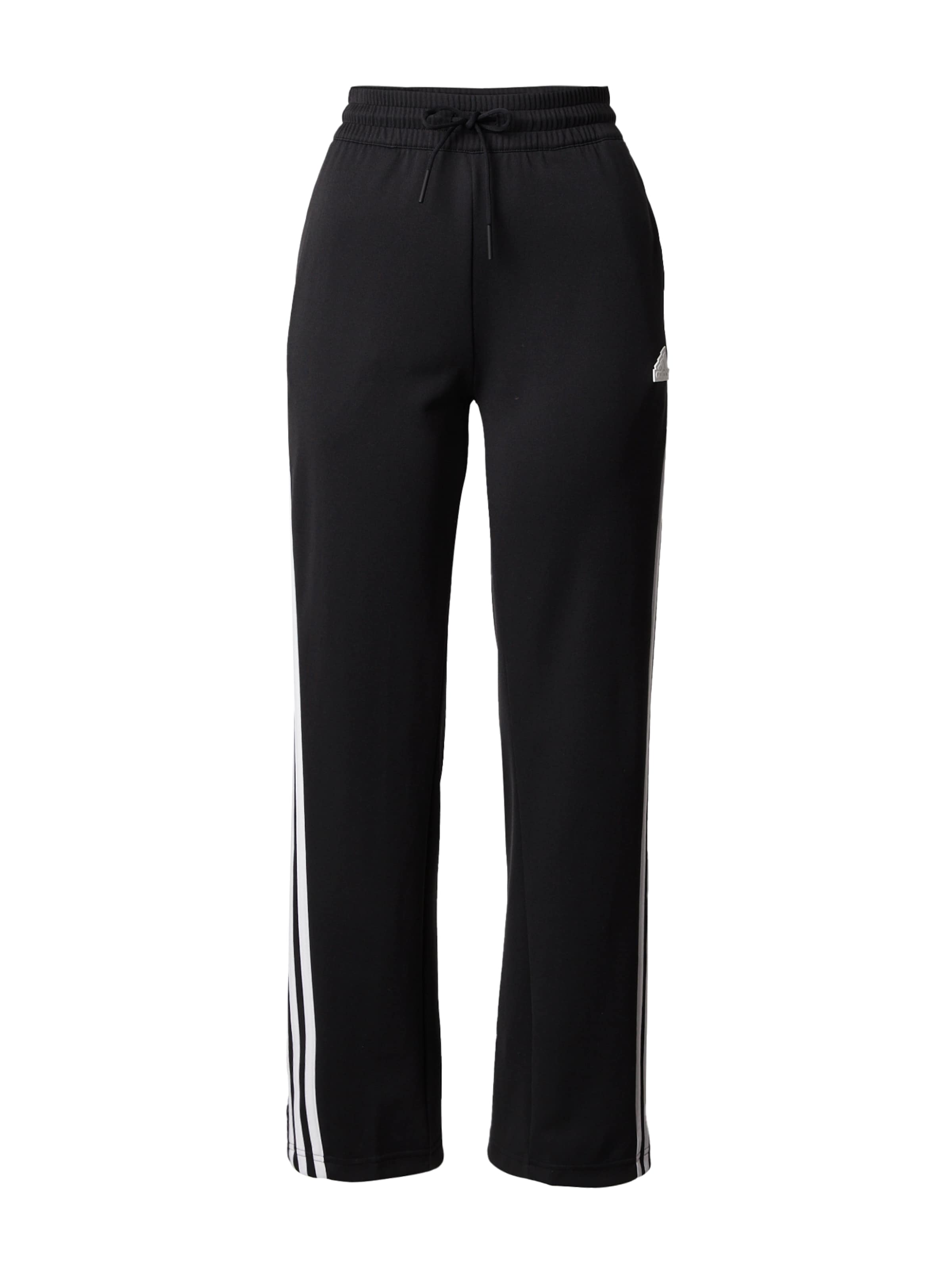 Bootcut Pantalon de sport 'Iconic' ADIDAS SPORTSWEAR en noir : devant