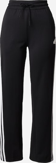 ADIDAS SPORTSWEAR Pantalon de sport 'Iconic Warpping 3-Stripes Snap' en noir / blanc, Vue avec produit