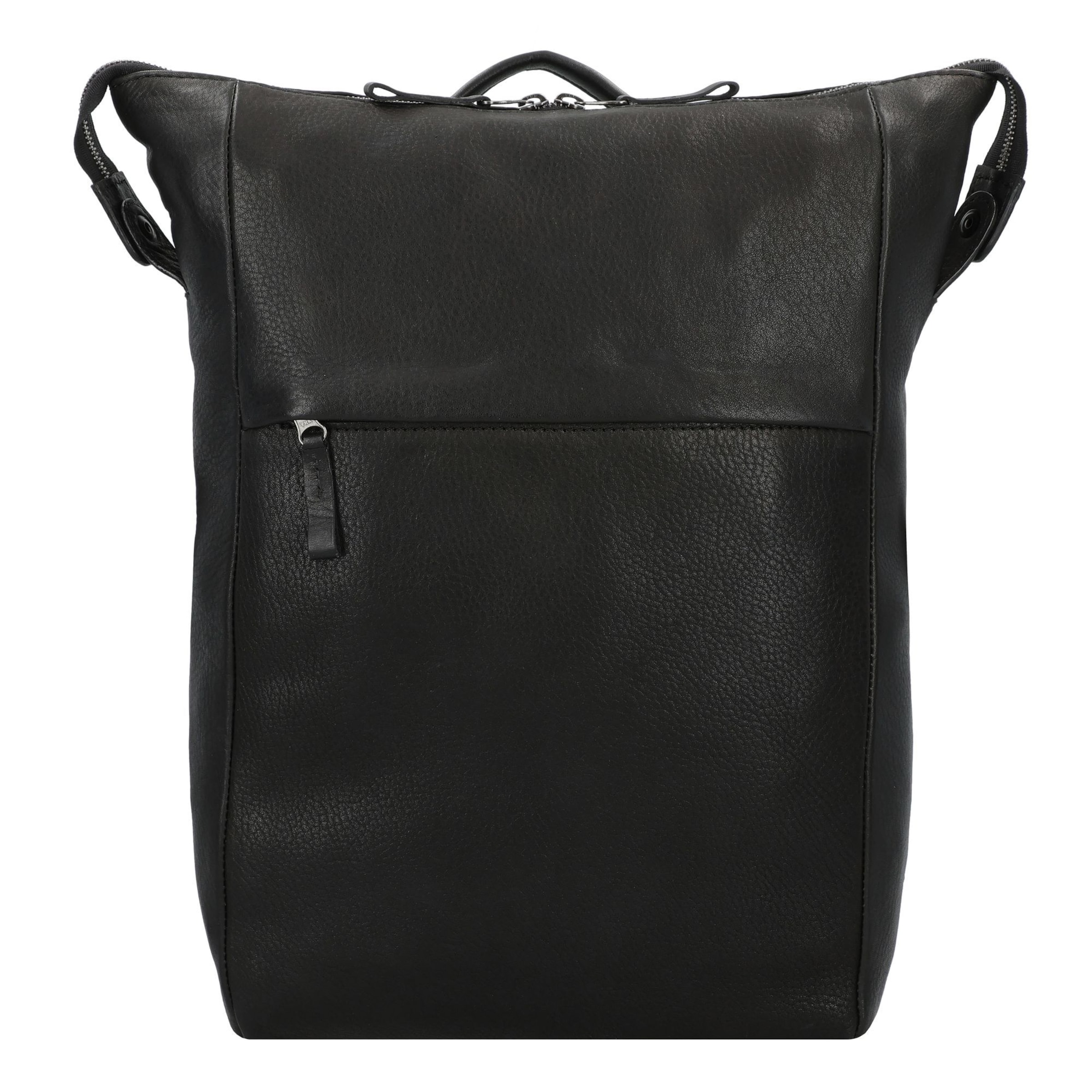 Harold's Backpack 'Country Scraper' in Black: front