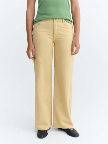 Thinking MU Regular Pants in Yellow: front