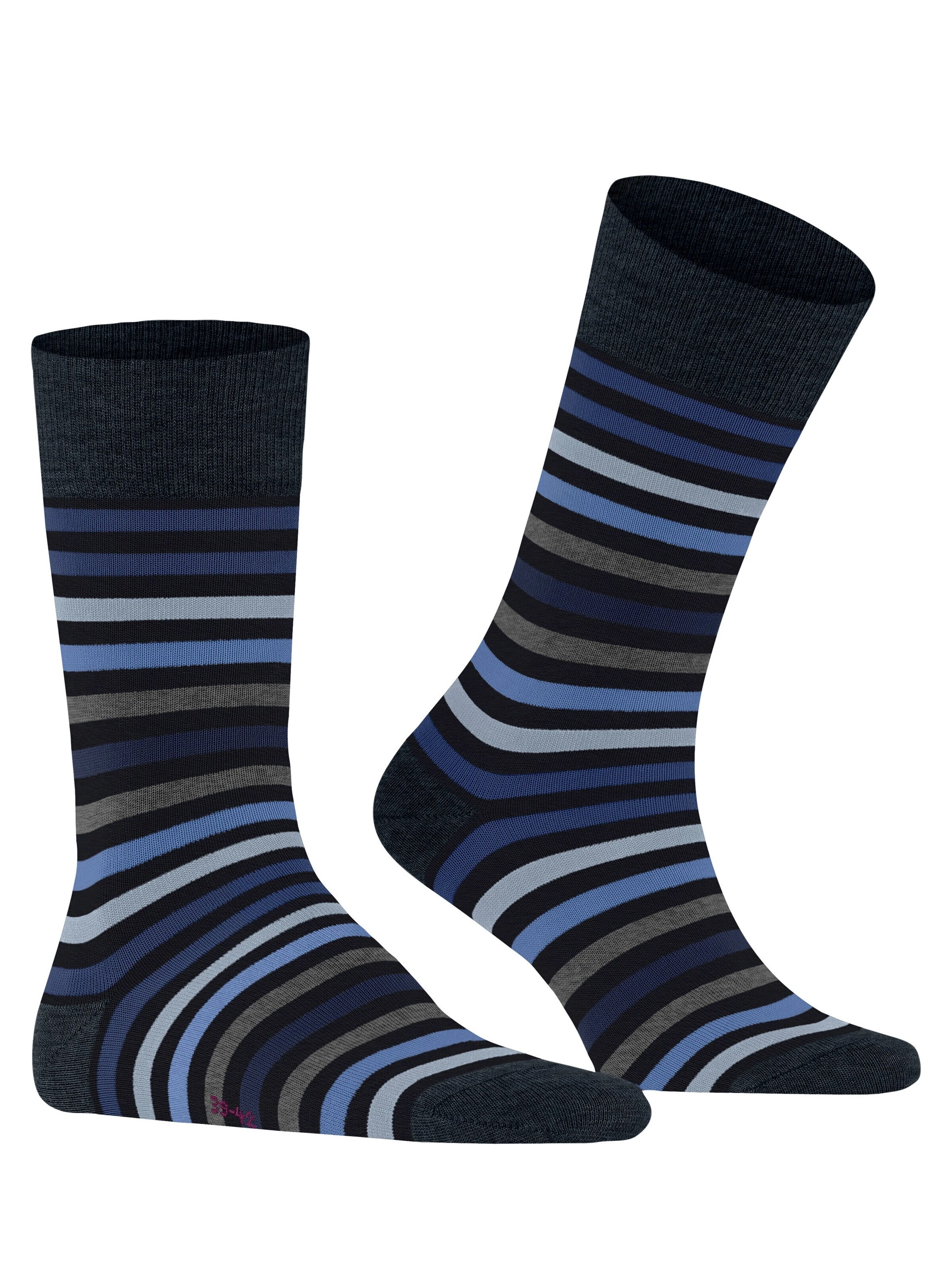 FALKE Socks 'Tinted Stripe' in Blue