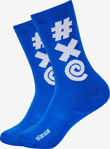 Mxthersocker Socks 'ESSENTIAL - THREE BEEPS' in Blue