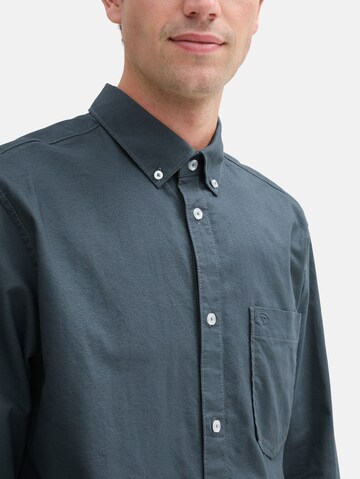Coupe regular Chemise TOM TAILOR en bleu