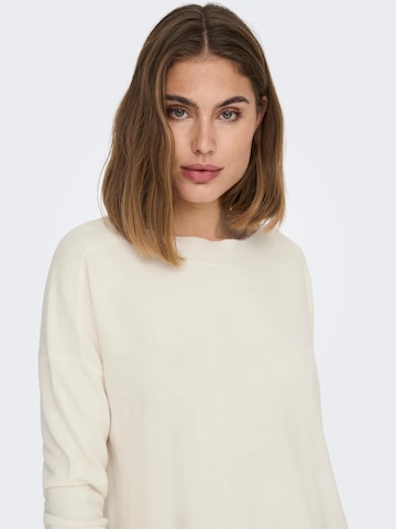 Pull-over 'Amalia' ONLY en blanc