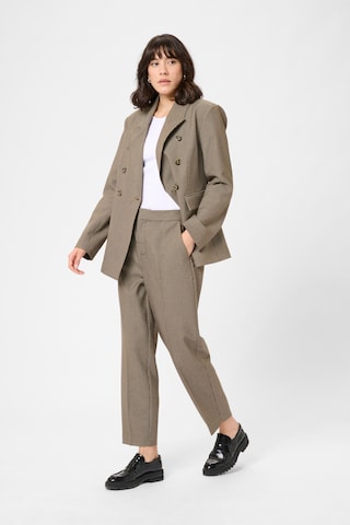 Kaffe - regular Pantalón de pinzas 'KAElyah' en beige