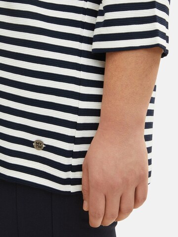 Tom Tailor Women + Sweatshirt in Blauw