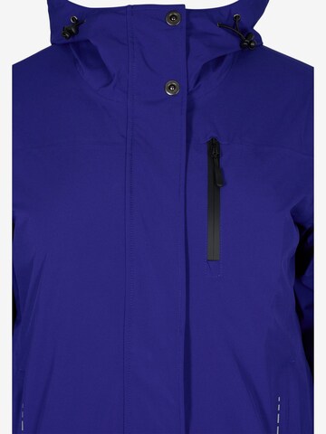 Zizzi Outdoorjacke 'Mebba' in Blau