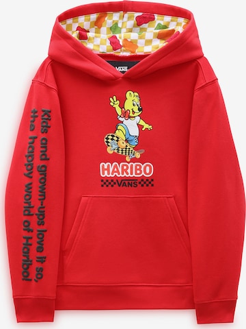 VANS Sweatshirt 'HARIBO' i röd: framsida