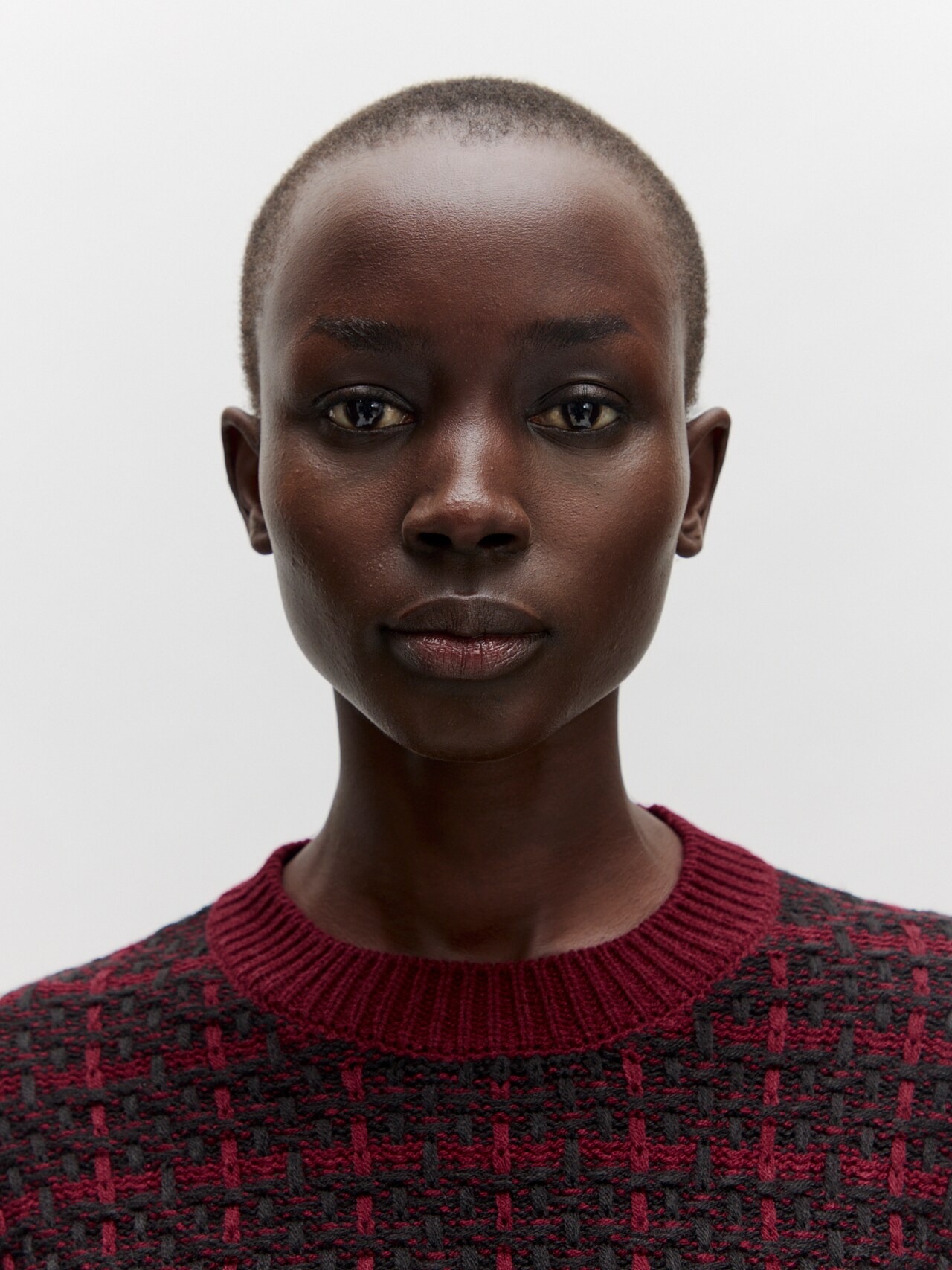 EDITED Produkte Pullover 'Joeline' dunkelrot