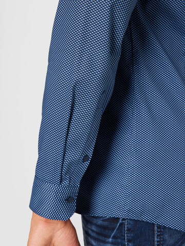 OLYMP Regular fit Button Up Shirt in Blue