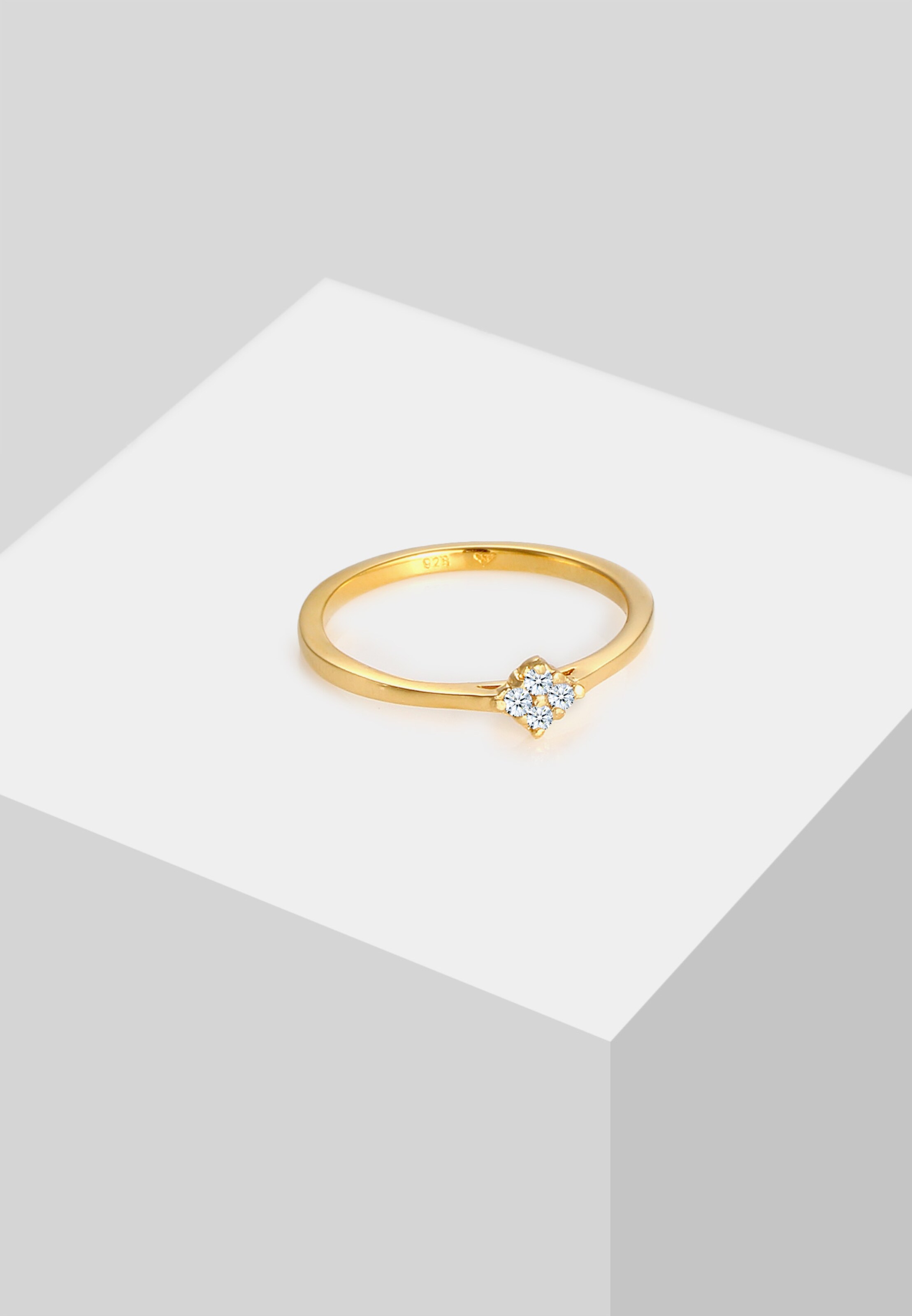 Elli DIAMONDS Ring Diamant, Verlobungsring in Gold