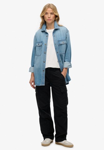 Superdry Regular Cargohose in Schwarz