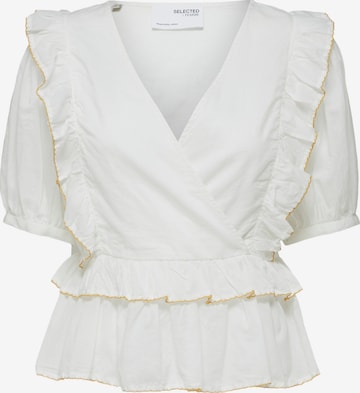 SELECTED FEMME Blouse 'Duffy' in White: front