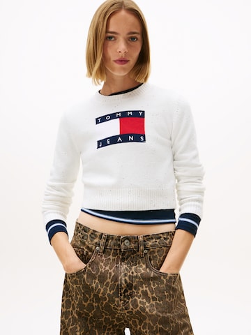 Tommy Jeans Sweter w kolorze biały: przód