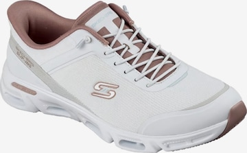 SKECHERS Buty sznurowane 'Glide- Step Gravity Everyday Bliss' w kolorze biały: przód