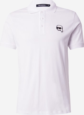 Tricou de la Karl Lagerfeld pe alb: față