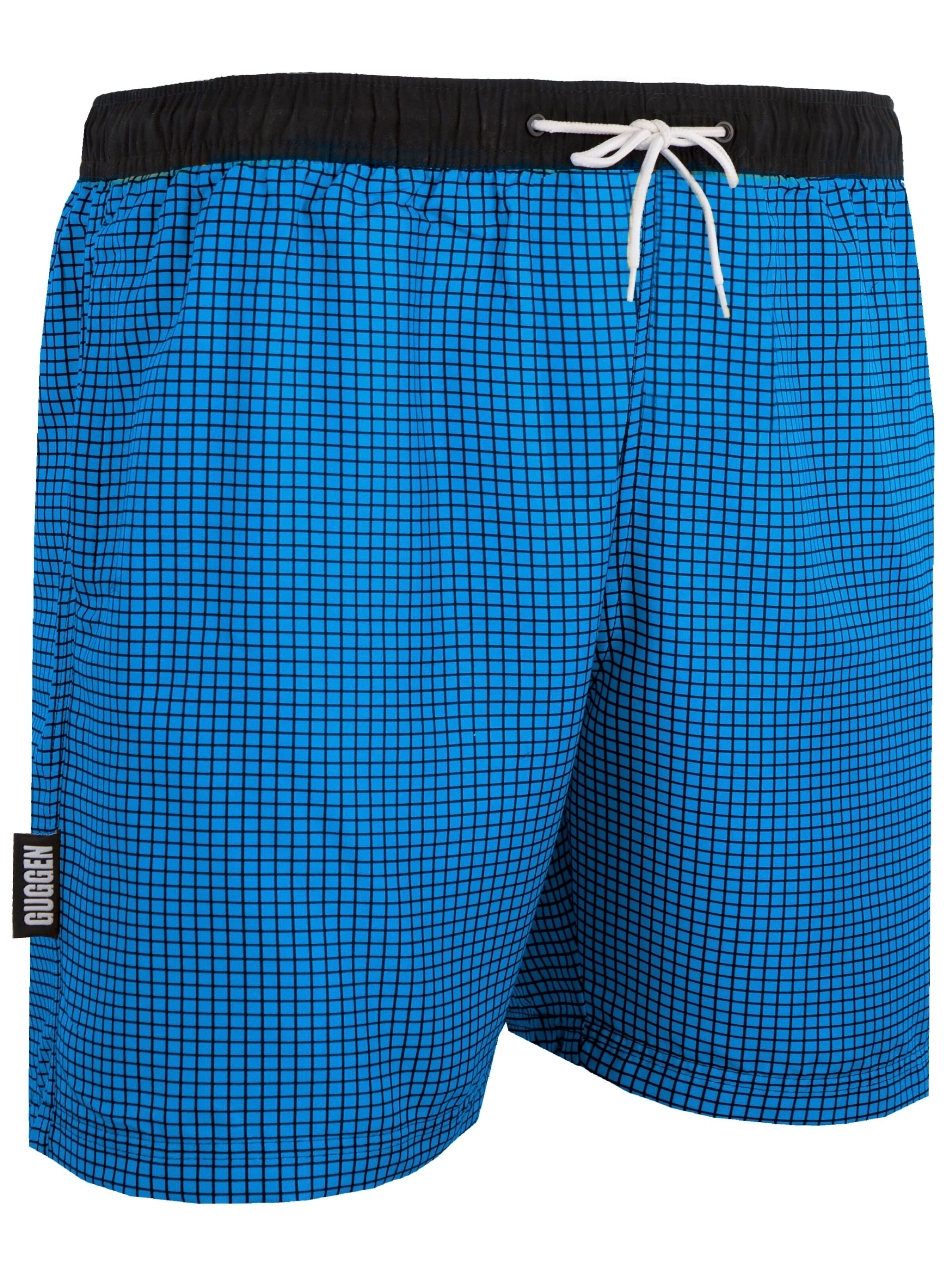 Guggen Mountain Badeshorts 'Boardshorts Style 6'‌‌‌‌ in Blau: Vorderseite