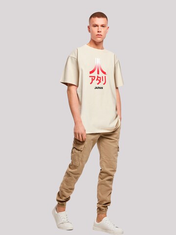 T-Shirt 'Atari Japan Retro Arcade Games' F4NT4STIC en beige