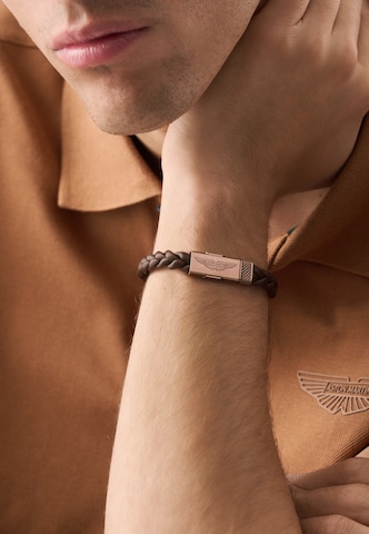 Braccialetto ' TKS2 ' di Aston Martin in marrone: frontale