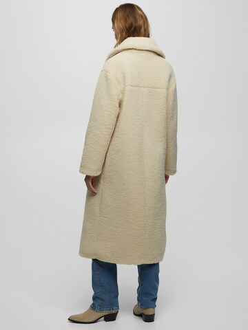 Pull&Bear Winter Coat in Beige