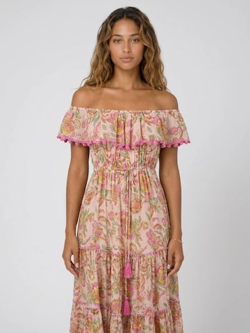 Abito 'Robe Longue Karina' di Miss June in rosa: frontale
