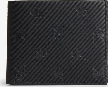 Calvin Klein Jeans Portemonnaie in Schwarz: predná strana