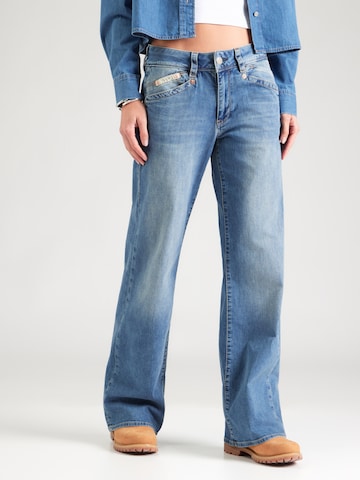 Herrlicher Wide Leg Farkut 'Prime' värissä sininen: etupuoli