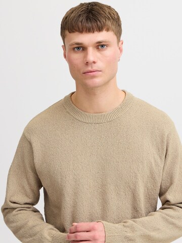 !Solid Sweater 'Ike' in Beige