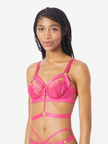 Hunkemöller Podprsenka 'Sadie' – pink: přední strana