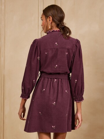 love & roses - Vestido camisero en rojo