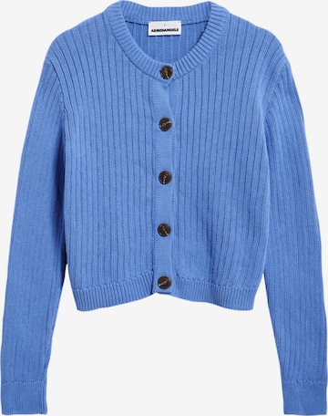 ARMEDANGELS Gebreid vest in Blauw: voorkant