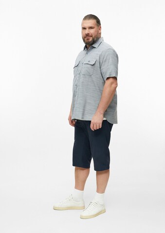 s.Oliver Men Big Sizes Regular fit Button Up Shirt in Blue