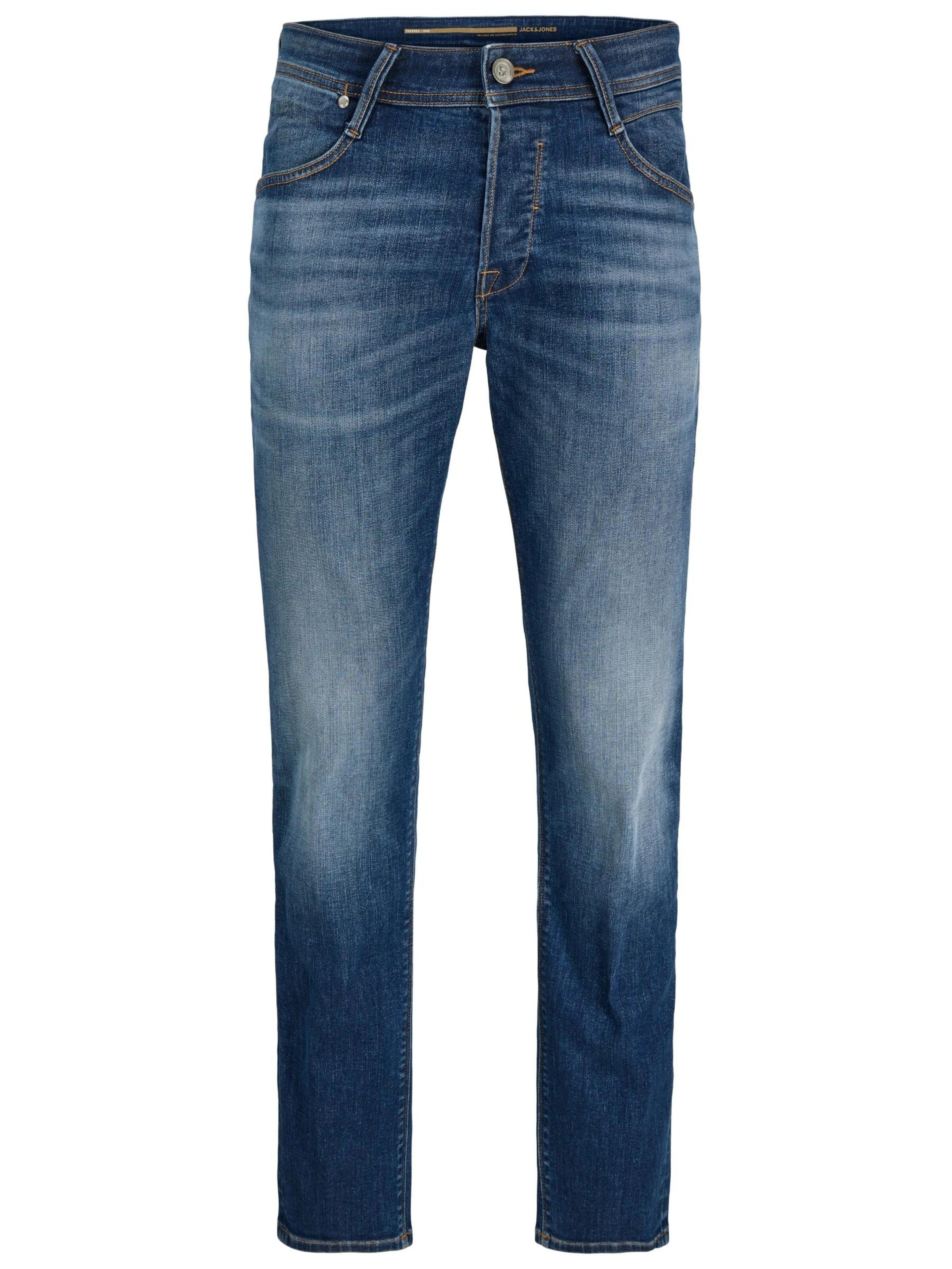 JACK & JONES Zwężany krój Jeansy w kolorze niebieski: przód